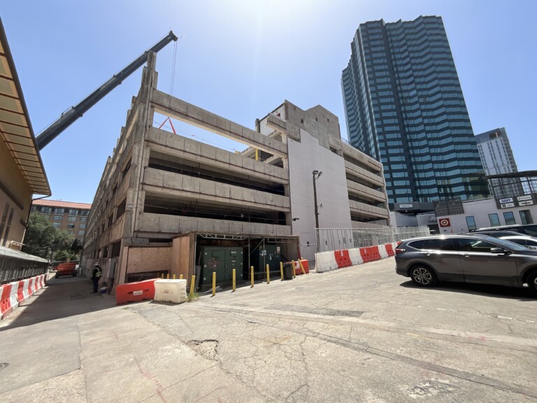 North side upper slab demo, August 1, 2024