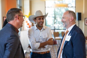 Brad Bailey, Sushil Patel, and Brent Stringfellow
