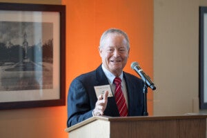 Jim Mulva at the Mulva Groundbreaking Ceremony