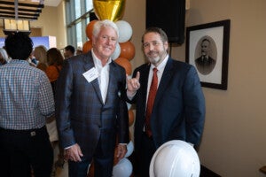 Kent Ferguson with Interim President Jim Davis