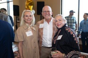 Mindy Hildebrand with Billy and Rozanne Rosenthal