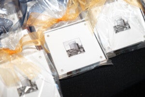 Tiny Prints of the Mulva Hall rendering